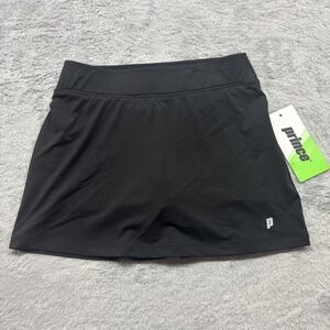 Prince Girls Match Core Skort Black Youth Medium 10-12 Tennis Skirt NWT YPT17100